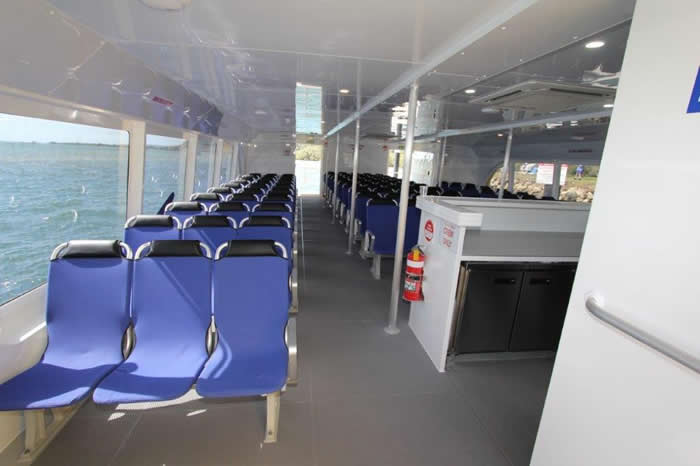 Aluminium Catamaran ferry Seating