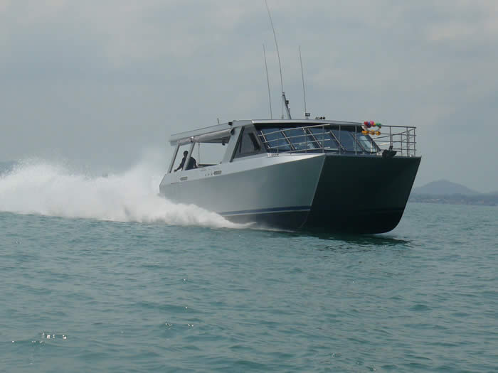 12m Charter Fishing Catamaran  Design