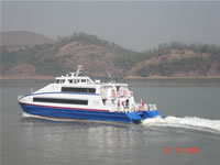 33 meter alumium Passenger cat lauunched in china