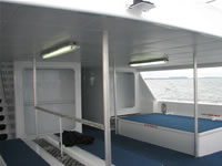 Rear Cockpit 24m Dive Catamaran