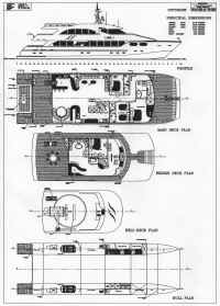 Arrangement Layout Plan Of The 32m Catamaran